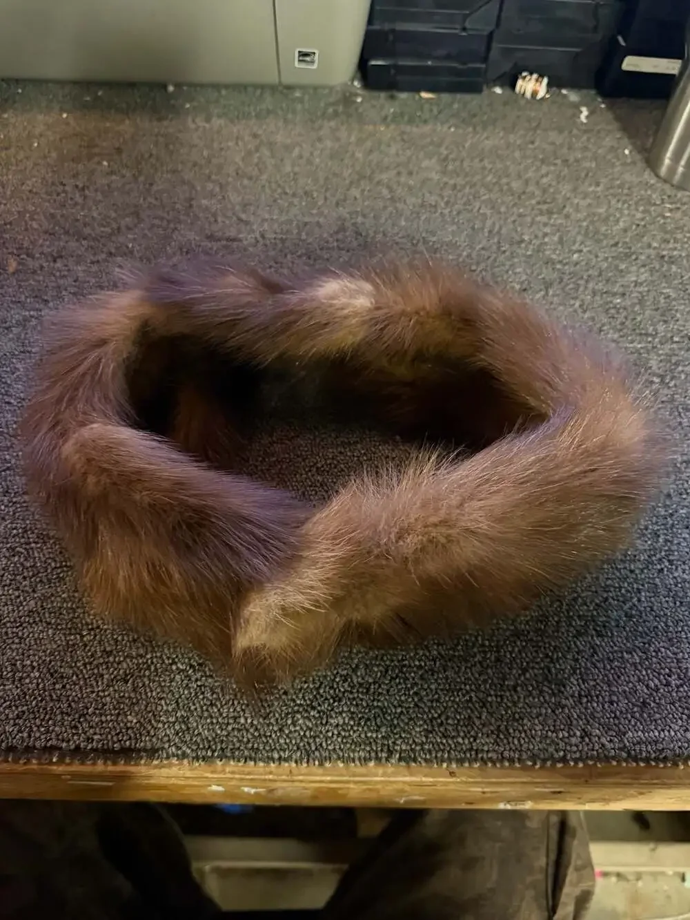 Vintage Harold J. Rubin Real Fur Collar Wrap